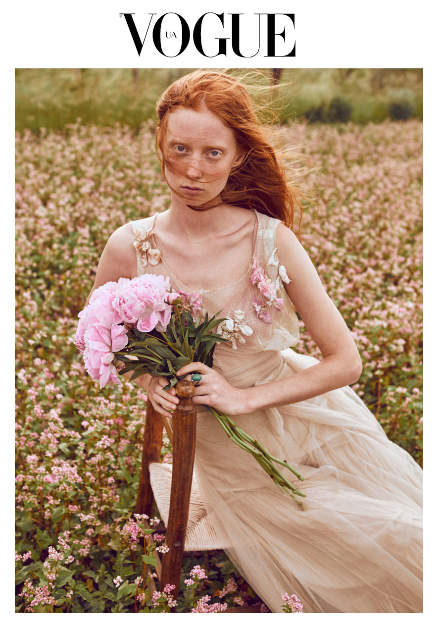Vogue Ukrainia Fashion Editorial closer to Nature bz Olga Rubio Dalmau