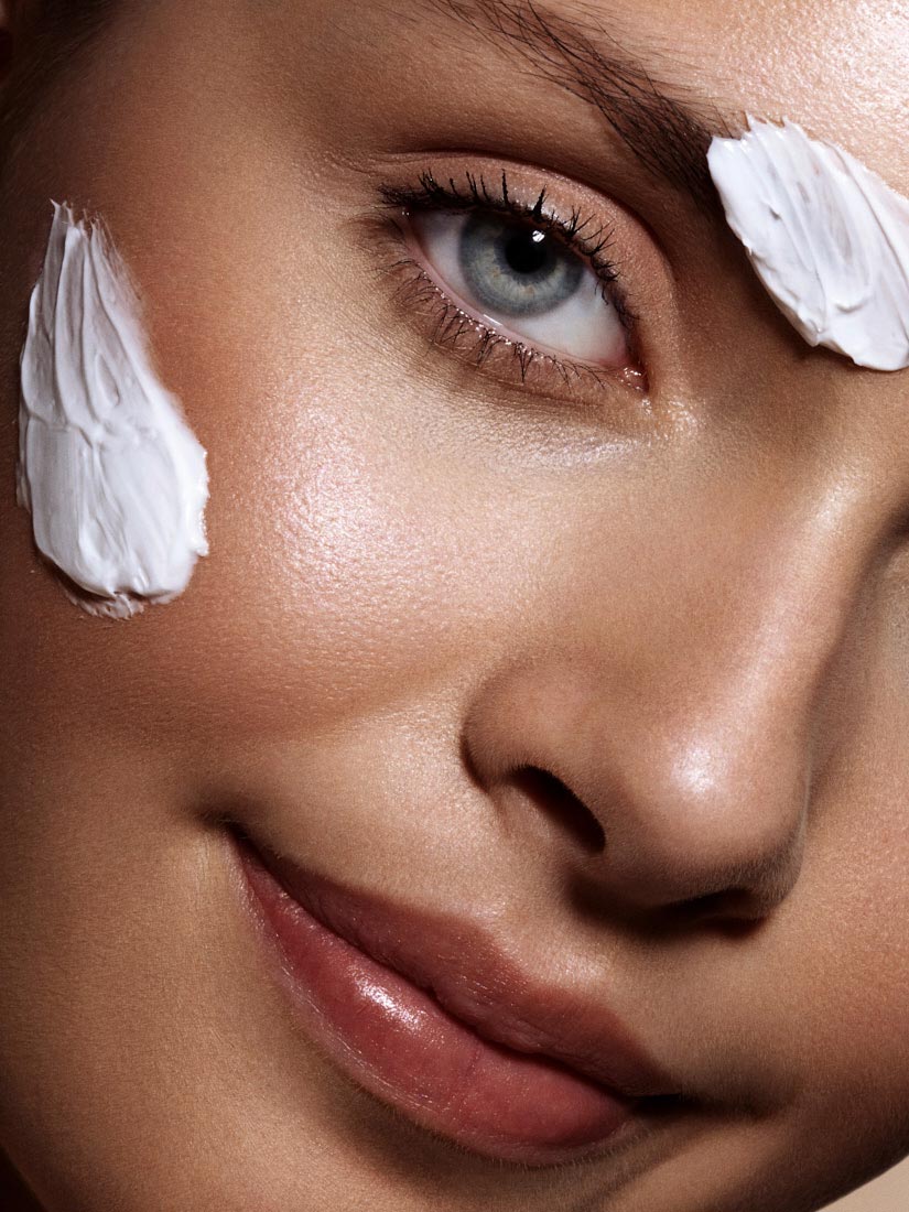 beauty editorial skin care for Glamour